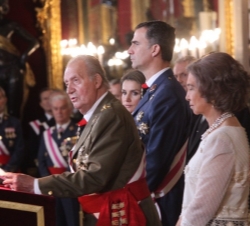 Su Majestad el Rey durante su intervención